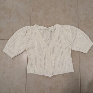 Cream Knit Cardigan